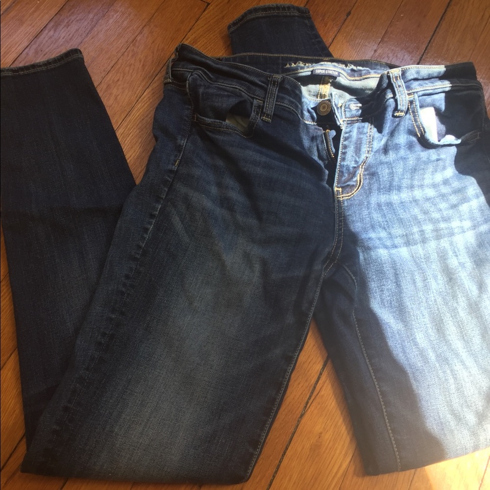 American Eagle Midwash Skinny Jeans